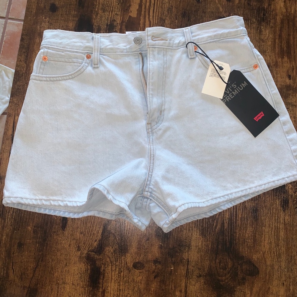 Levi’s light wash shorts